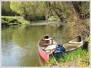 Kanutour auf der Emmer von Steinheim bis zum Emmer-Stausee